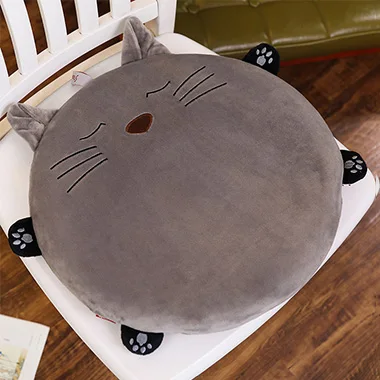 gray cat Горячая Распродажа, модная подушка для сиденья с изображением животных, милая Подушка с изображением кота - Цвет: gray cat