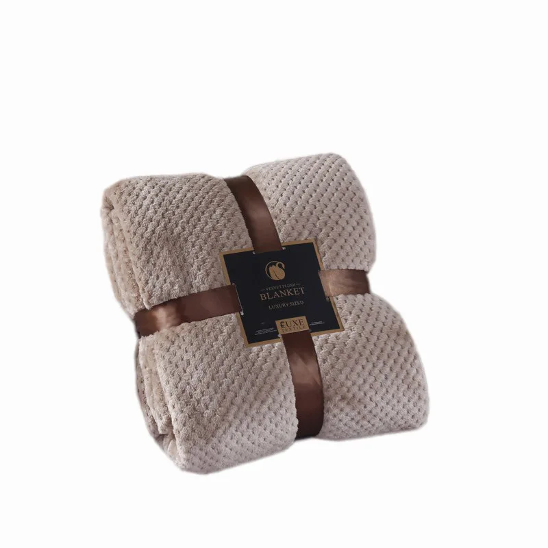 Роскошное супермягкое теплое фланелевое одеяло для дивана офисное детское