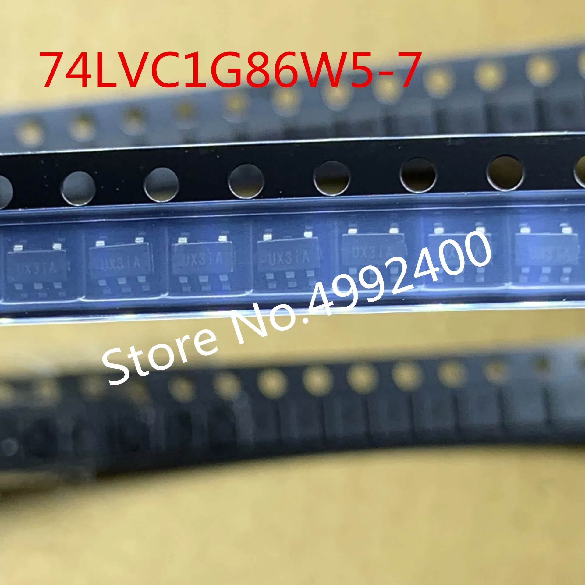 

100pcs/lot 74LVC1G86W5-7 GATE XOR 1CH 2-INP SOT-25