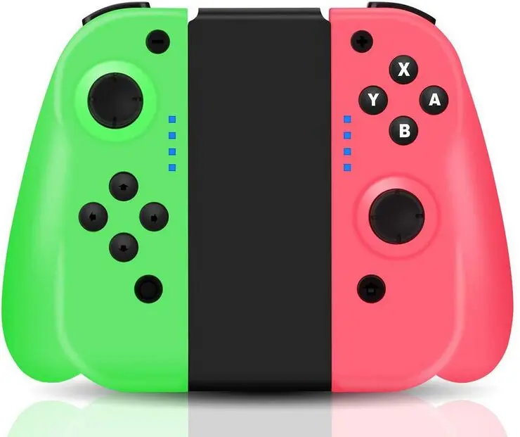 green and pink Для nintendo переключатель беспроводной Bluetooth Joy игровой контроллер con для nintendo переключатель Левая Правая Ручка Джойстик Геймпад - Цвет: green and pink