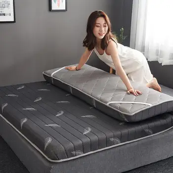 

BKS Thickened latex Mattress Toppers Folded Three-dimensional sponge Mattresses Keep warm Tatami King Queen Size Bed Base
