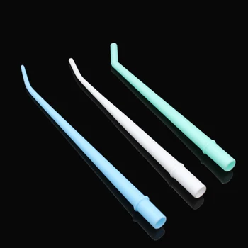 

25pcs Plastic Curved Tips Surgical Aspirator Dental Saliva Ejector Tips Disposable Autoclavable Suction Tube 1/4" 1/8'' 1/16''