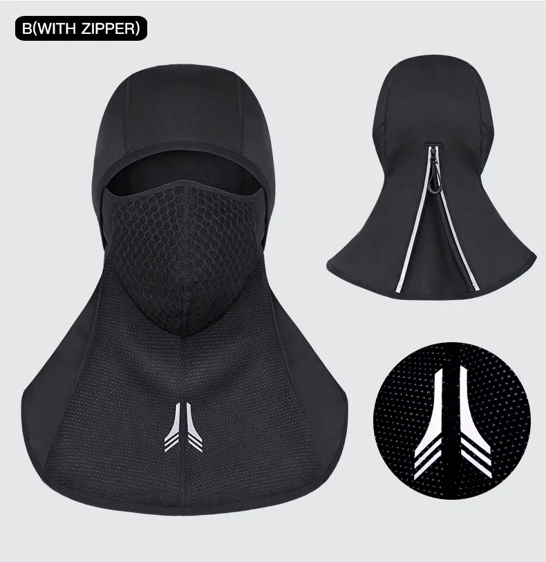 Bicycle Cycling Mask Winter Thermal Face Mask for Skiing Running Snowboarding Masks Mtb Caps Hat Scarf Warm Fleece Bike Headwear