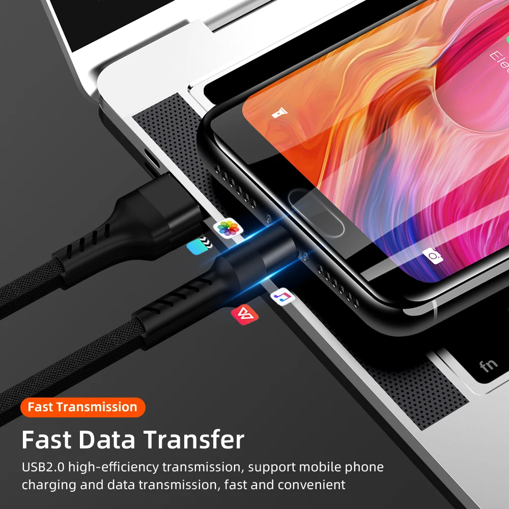 2.4A USB кабель для быстрой зарядки usb type C кабель для huawei mate 30 Pro Micro USB быстрое зарядное устройство кабель для телефона USB кабель для передачи данных