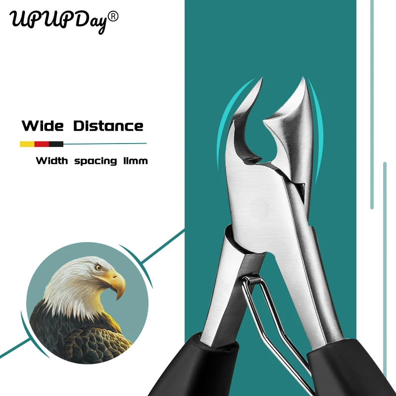 Large Size Nail Clippers Stainless Steel High Quality Thick Hard