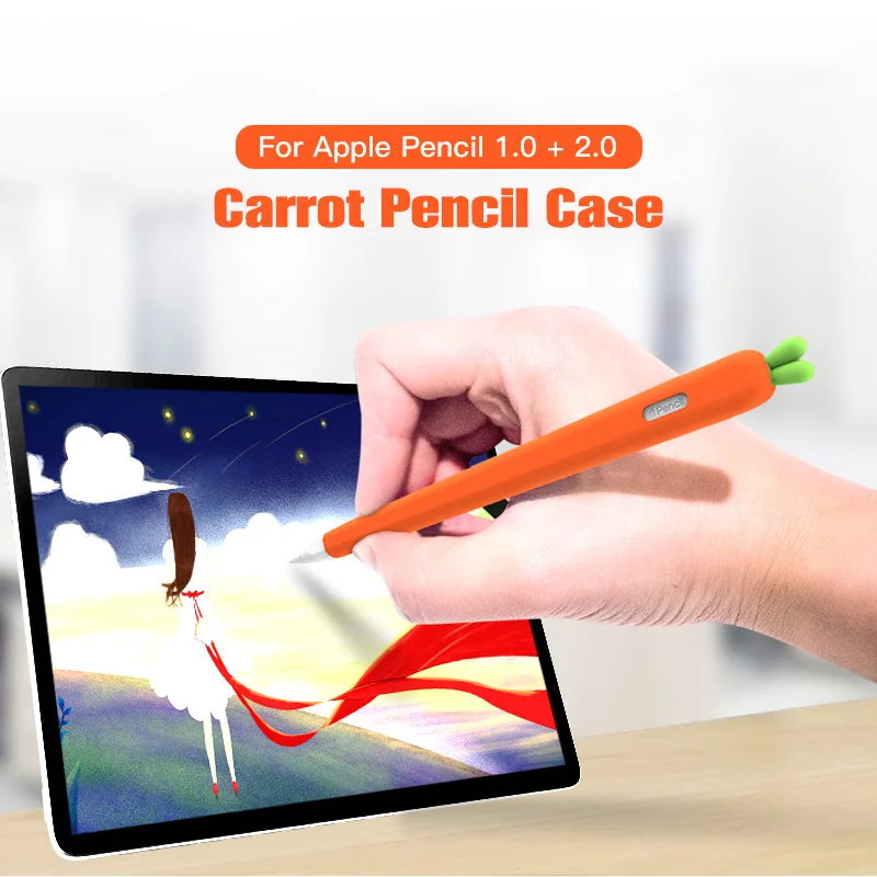 Soft Silicone Cover Case For Apple Pencil 1 2 Ipad Stylus Pen Sleeve apple pencil case apple pencil cover