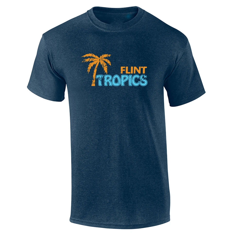 155 Flint Tropics Мужская футболка Забавный баскетбольный Трикотажный костюм полуфильм
