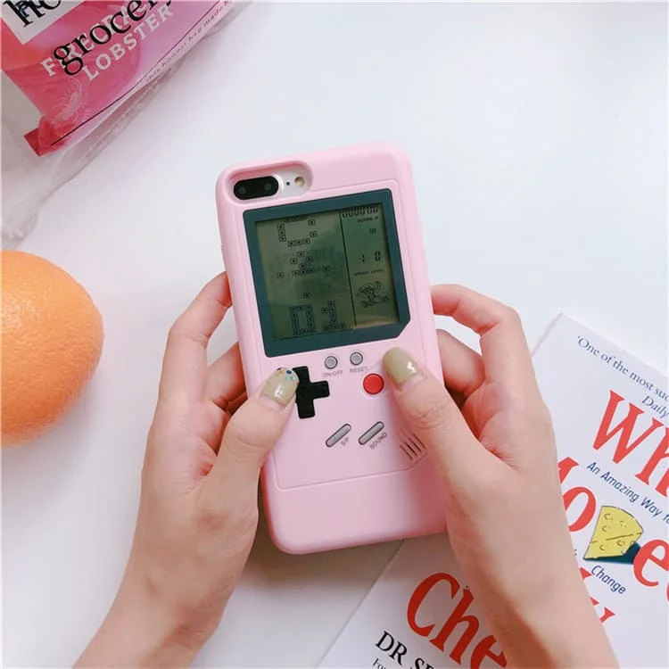 Gameboy iPhone Cases with Classic Games