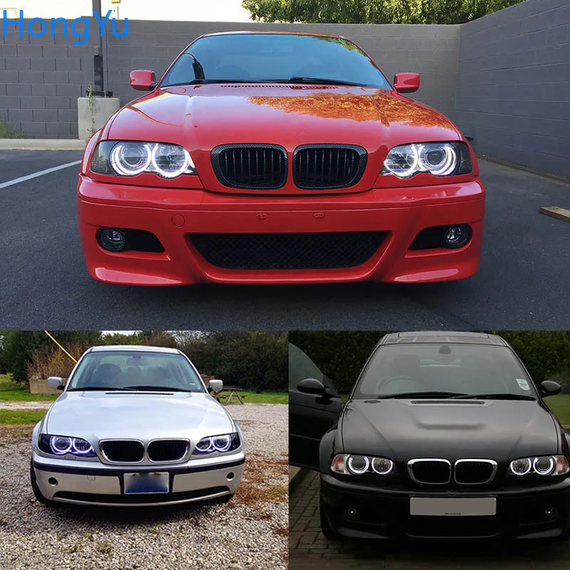 Для BMW E38 7 серия 1995 2001 Smd комплект светодиодов глаза ангела отличное Ультра яркое