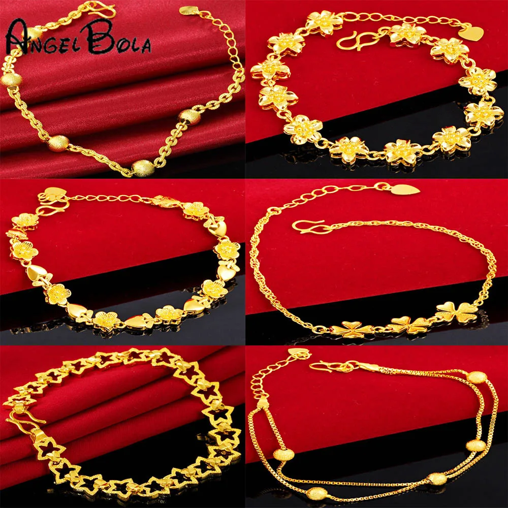 Женский модный взрывобезопасный браслет вьетнамские аллювиальные золотые