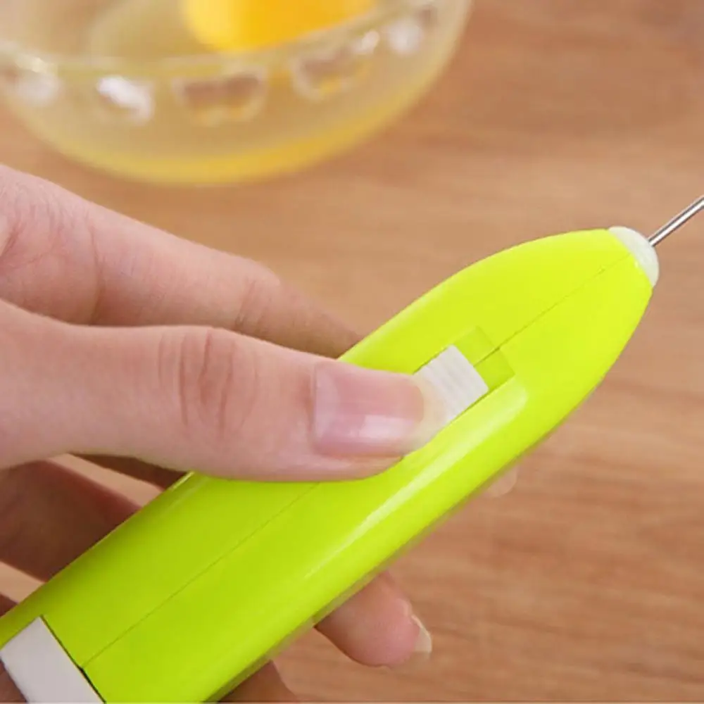 Milk Drink Coffee Whisk Mixer Electric Egg Beater Frother Foamer Mini Handle Stirrer Practical Kitchen Cooking Tool