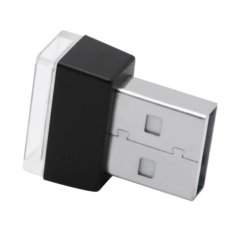 Универсальный светодиодный фонарь для автомобиля, миниатюрный usb-прикуриватель, декоративные лампы, аксессуары для салона автомобиля