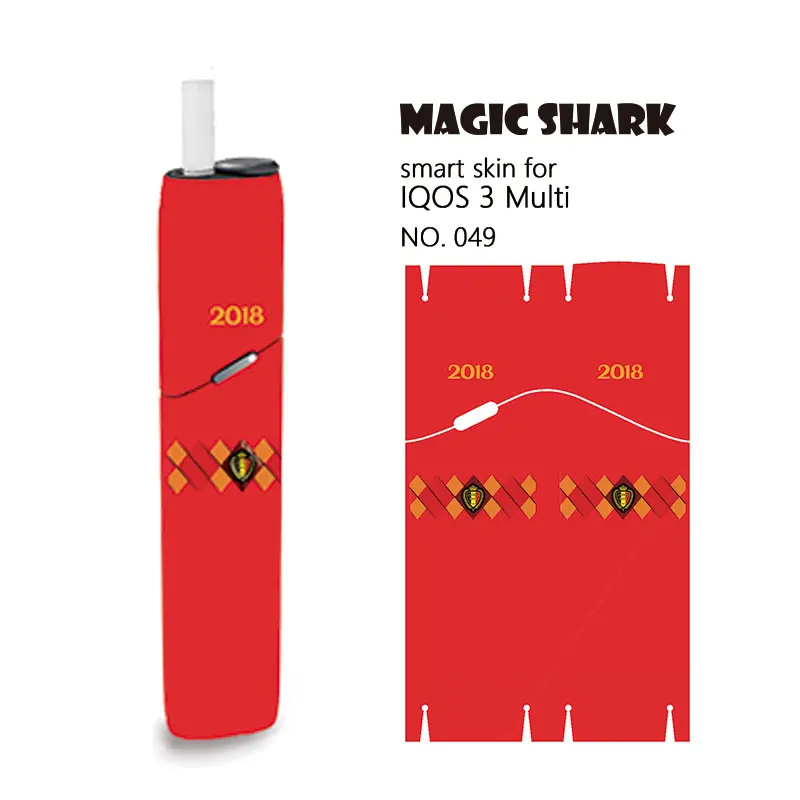 Волшебная Акула Тоторо NEYMAR FIFA пленка стерео Наклейка для IQOS 3 IQOS3 мульти кожный чехол Защитная Наклейка - Цвет: 049