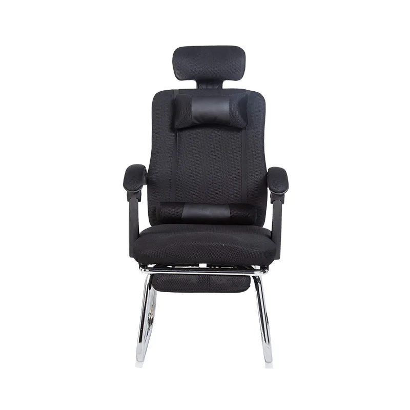 

Bow Computer Chair Reclining Meeting Room Fixed Foot Home Mahjong Comfortable Dormitory Mesh Back Chair Office Chair