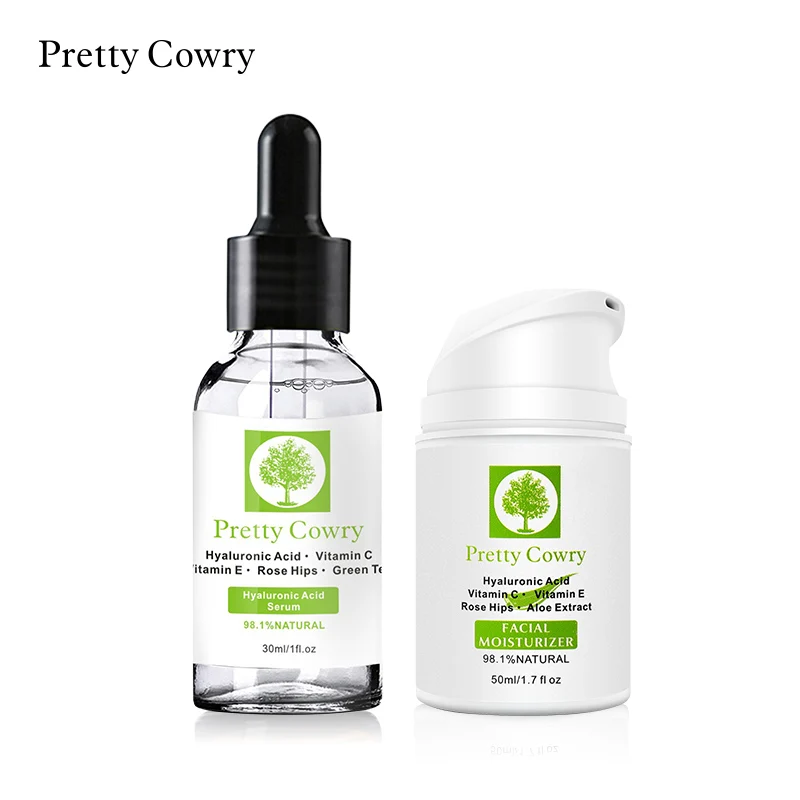 skin care set Красивый Cowry набор для ухода за кожей Увлажняющий Осветляющий анти-возрасное отбеливание и увлажняющий с гиалуроновой кислотой корейский набор для ухода за лицом - Вес нетто: skin care set