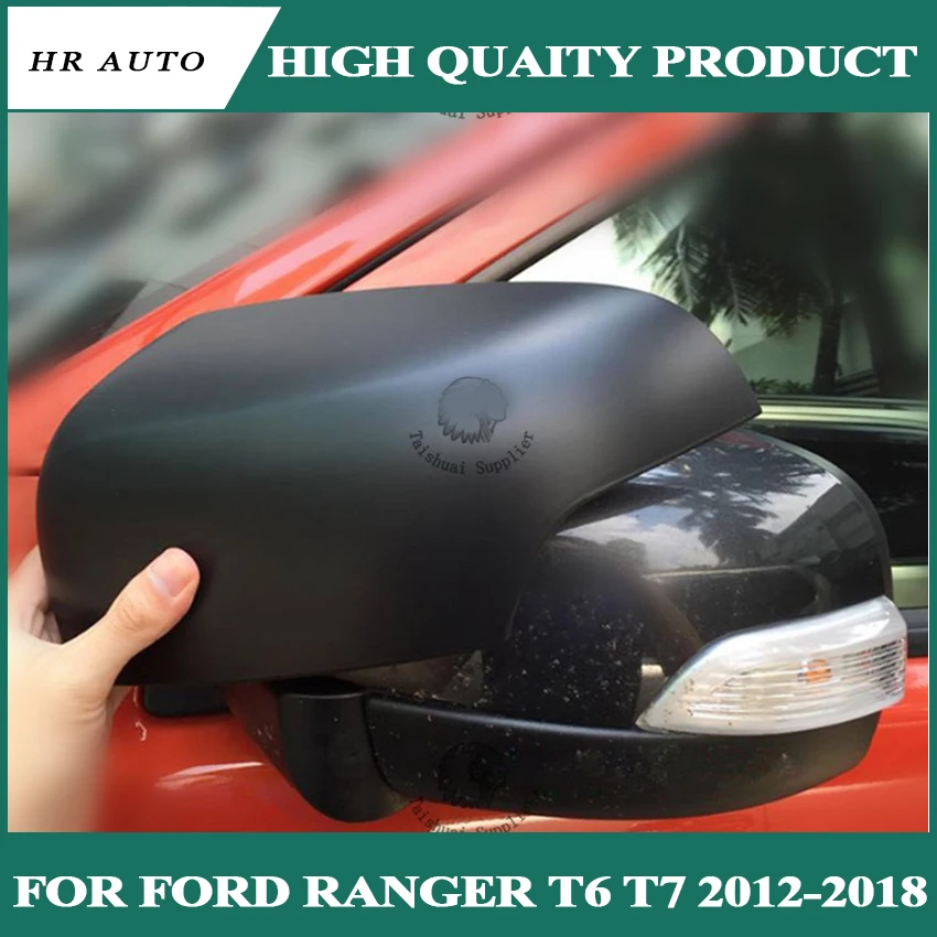 Автомобильные аксессуары ABS черное зеркало Чехлы для Ford Ranger 2012 2019 T6 T7 T8 двойная