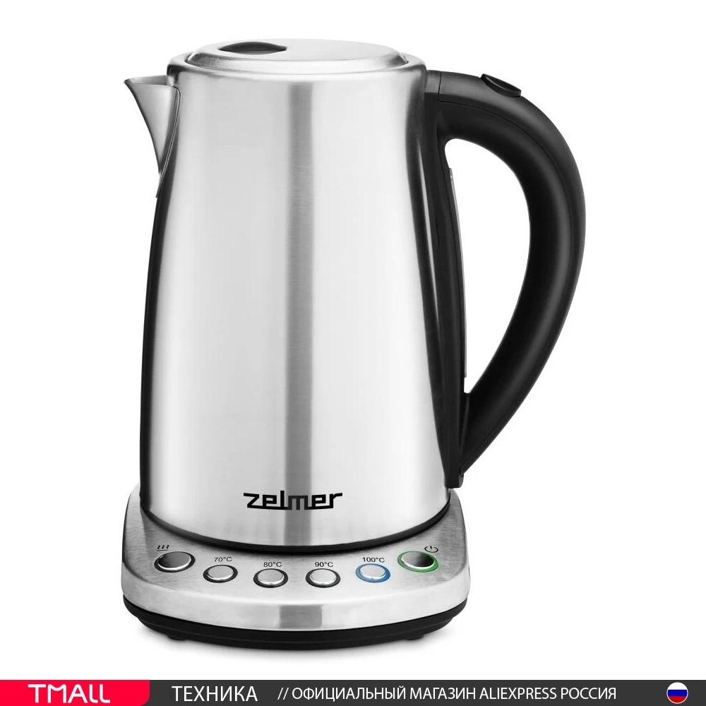 Чайник электрический ZELMER ZCK8023 INOX Стальной | Бытовая техника
