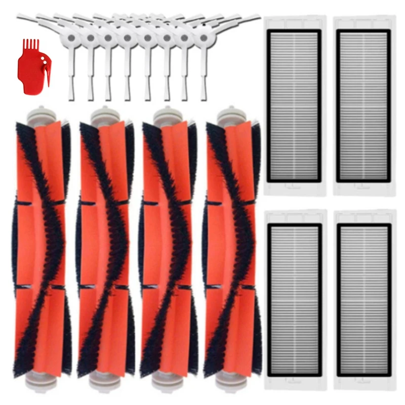 Main Brush+Side Brush+HEPA Filter Suitable For Xiaomi Vacuum 2 Roborock S50 Mi Robot Parts Filters | Бытовая техника