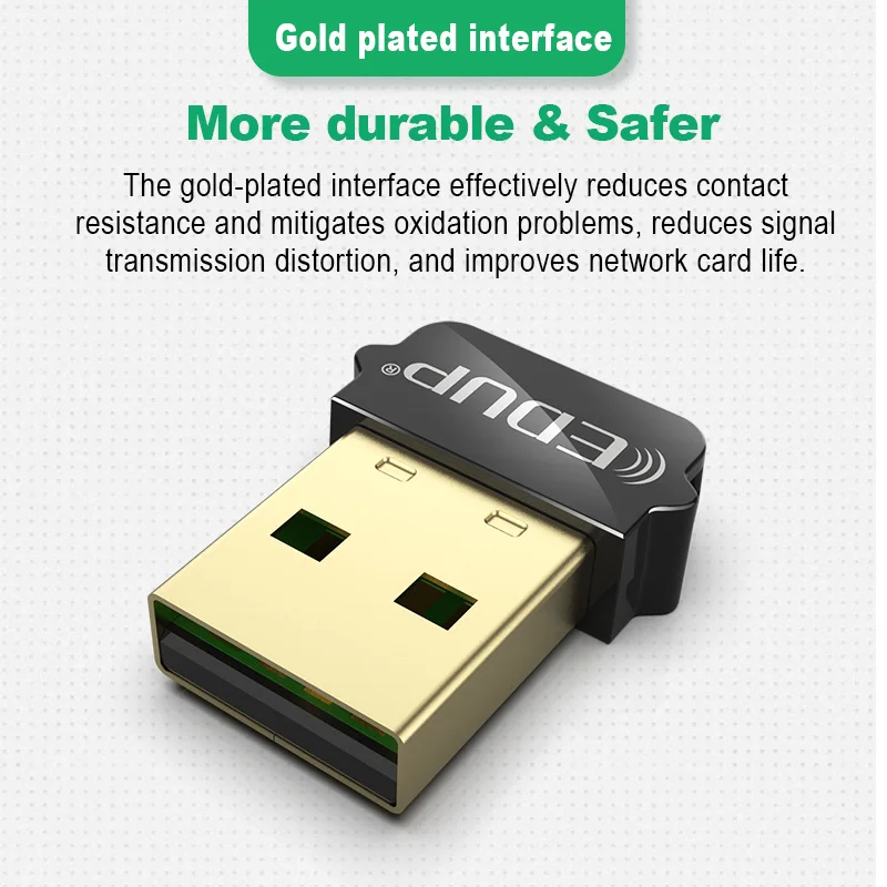 EDUP Wi Fi usb адаптер 2 4 ГГц/Wi 5 ГГц Dual Band 650 Мбит/с Беспроводной USB для Windows Mac OS