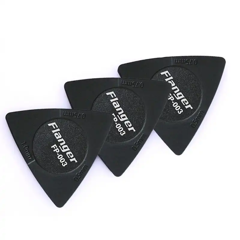 Multifunction Triangle Guitar Picks 1.0 0.75 0.5mm Thickness 3 in 1