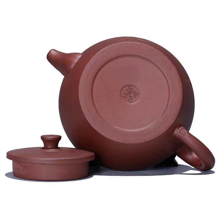 Yixing Clay Teapot Vintage Well Curb Handmade Lettering Qingfeng Pot Wholesale Yixing Tea Pot Customizable Gift Set