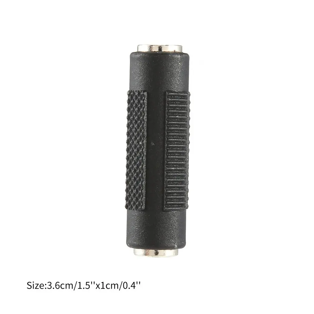 Mini High quality Stereo 3.5 Mm Female To 3.5mm Female Jack Stereo Coupler Plug Adapter Connector converter Mini High quality Stereo 3.5 Mm Female To 3.5mm Female Jack Stereo Coupler Plug Adapter Connector converter