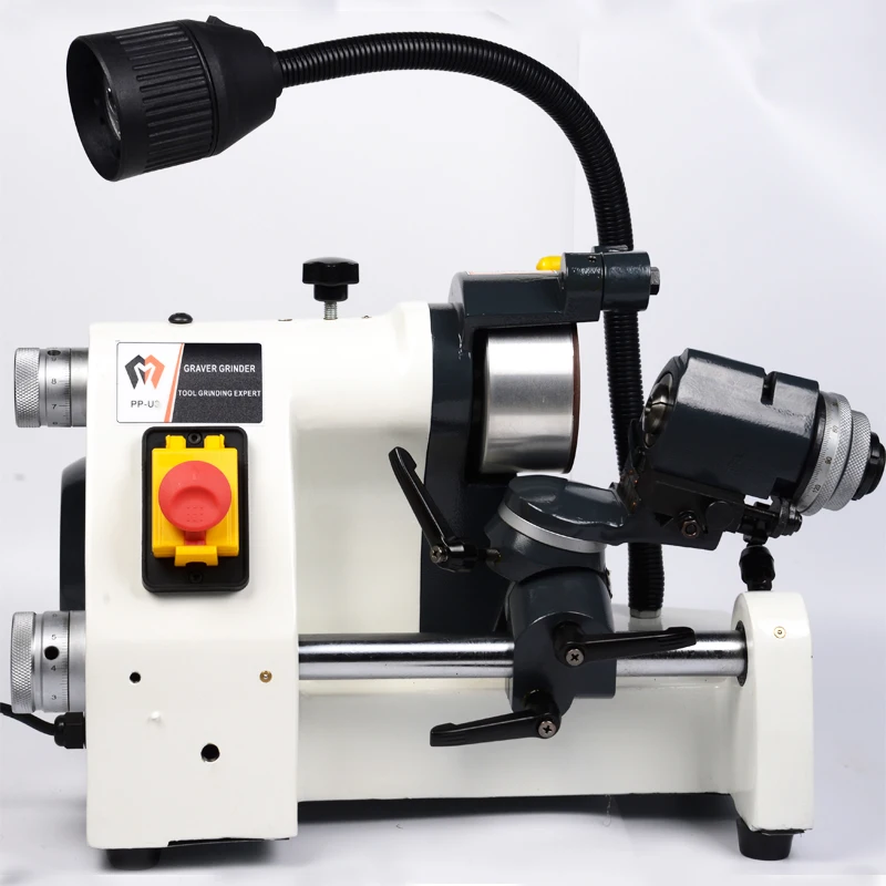 CE 220V U3 R8 Collets Universal Cutter Grinder Drill Sharpener Sharpening Machine for End Mill Twist Drill Cutter Grinding Tool 6