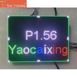 Yao caixing p1.56 display led de alta resolução, 4k 200x150mm, painel com módulo de porta