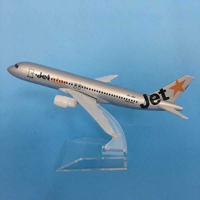 Jetstar Airways Airbus A320 модель самолета литая под давлением металлическая модель самолета 16 см 1:400 модель самолета игрушечный самолет