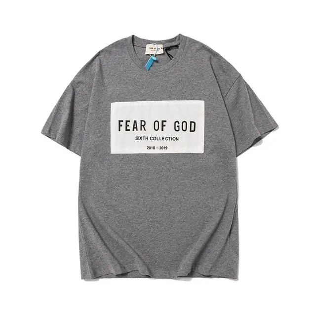 FEAR OF GOD Letter Printed T-Shirt  1