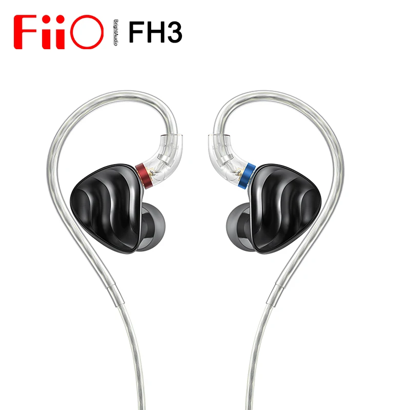 Fiio FH3 2BA + 1DD Knowles Beryllium plated Dynamic Hybrid Driver In ear Наушники IEM S.TURBO акустический дизайн