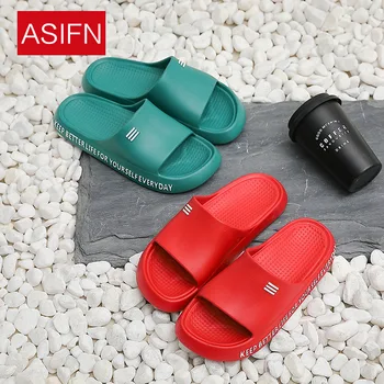 

Slipper Women's Soft Bottom Home Bathroom Slippers Non-Slip Couple Thick Bottom Slippers Men Mens Slippers Outdoor Men Shoe