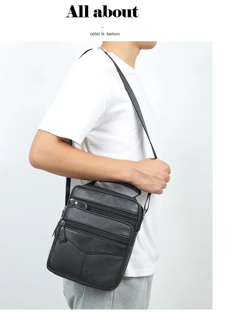 Men Cowhide Bags Messenger Hand Bags Business Shoulder Bags For Men 100% Genuine Leather Bags Luxury Handbags High Quality Men Cowhide Bags Messenger Hand Bags Business Shoulder Bags For Men 100% Genuine Leather Bags Luxury Handbags High Quality