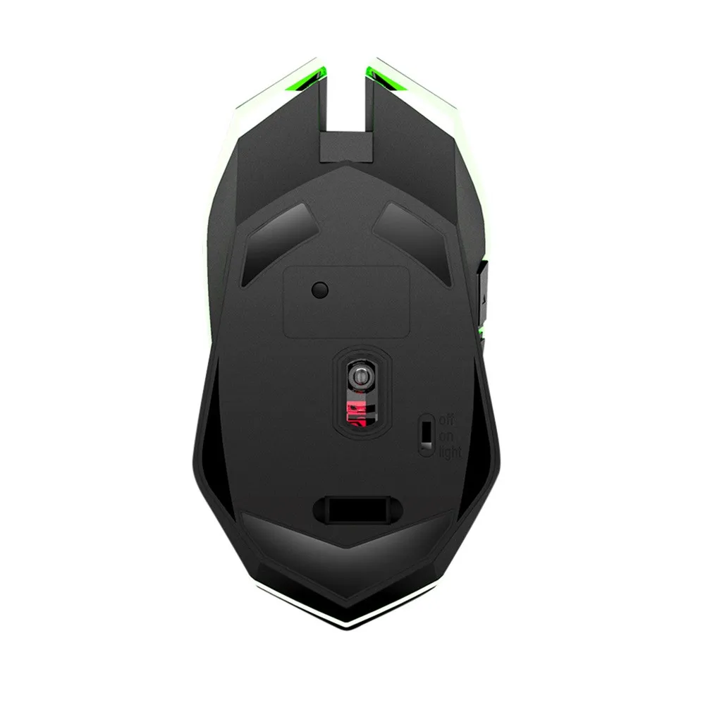 Трехрежимная игровая мышь Bluetooth 5,0+ 3,0+ 2,4 ГГц Беспроводная USB перезаряжаемая игровая мышь светодиодный светильник Беспроводная игровая мышка для ПК