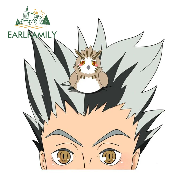 EARLFAMILY 13 см x 12 3 для Haikyuu Bokuto Koutarou Виниловая наклейка автомобиля аксессуары