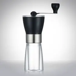 Портативная ручная кофемолка коническая керамическая шлифовальная машина для домашнего офиса путешествия моющаяся кофейная мельница