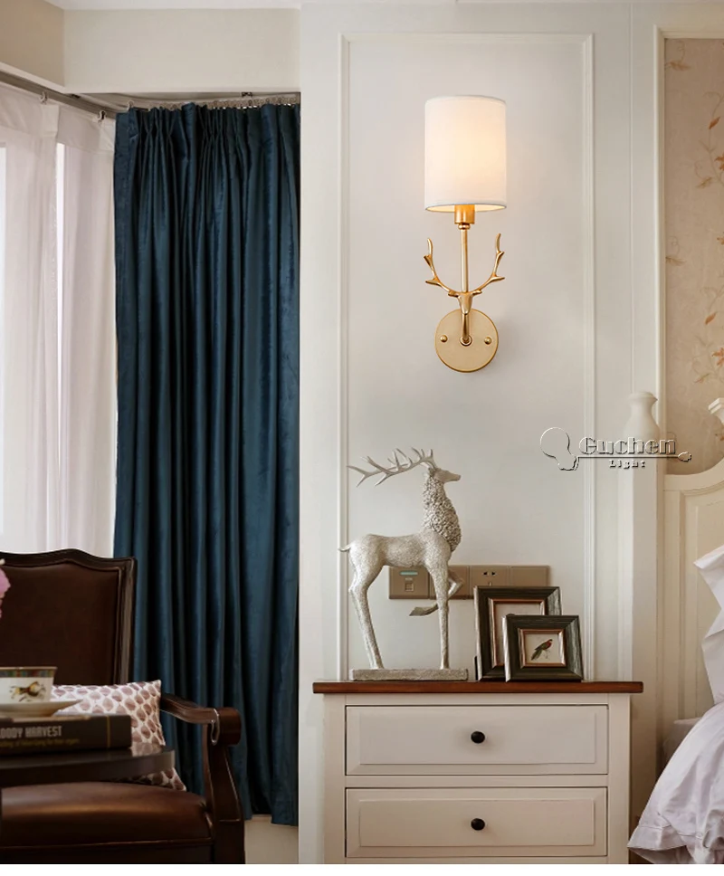 modern Nordic Gold wall lamp led indoor home decor wall sconces lighting fixture bedroom bedside Kitchen Corridor living room
