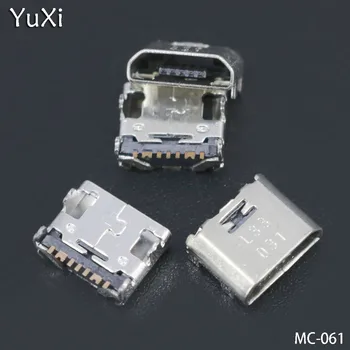 

YuXi 100pcs Micro Mini USB jack socket connector charger Charging Port for Samsung Galaxy Tab T110 T111 T113 T115 T116 T560 T561