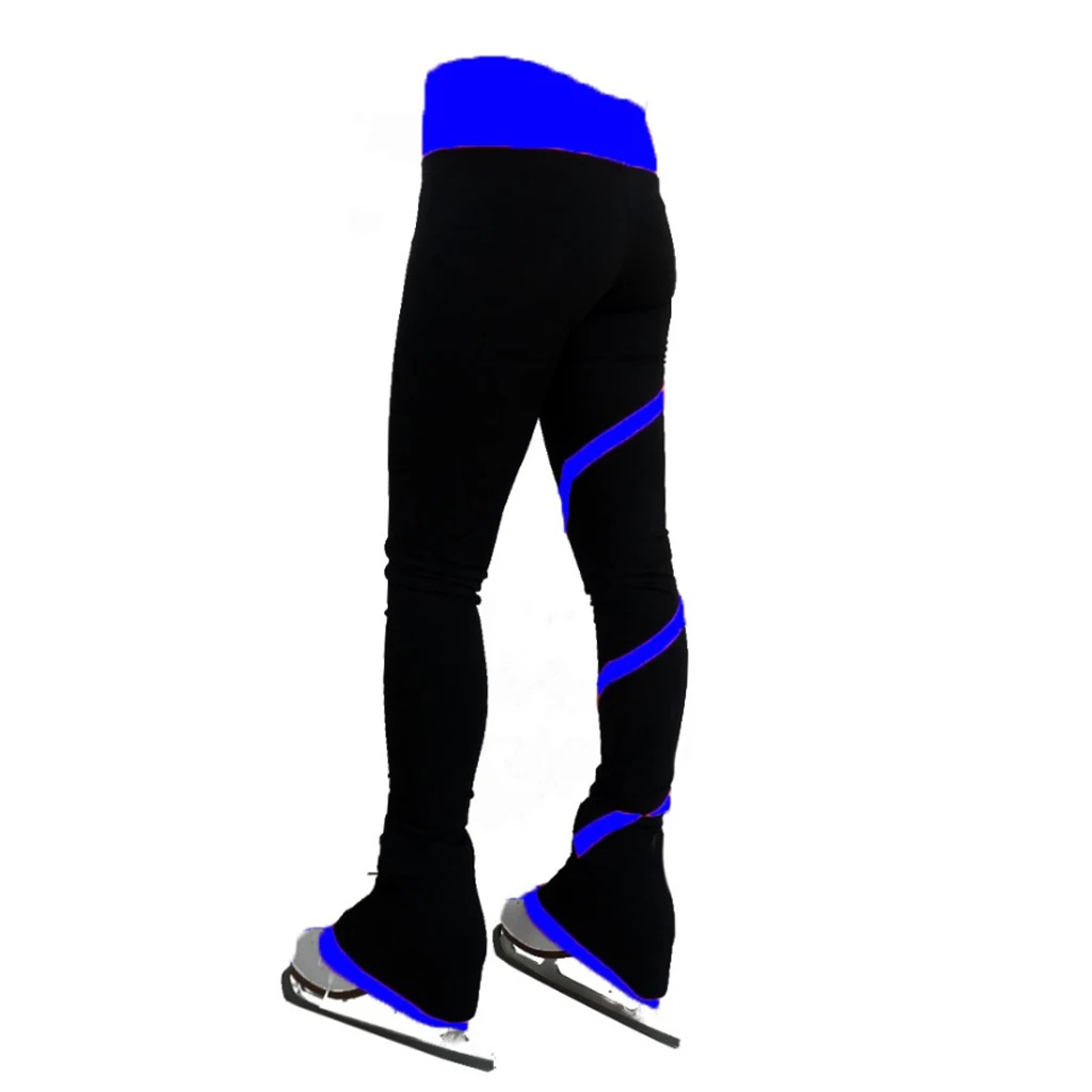 Adult Kids Ice Skating Pants Figure Skate Trousers Tights Legging with Fleece Lining Skate Training Tights Activewear Equipment