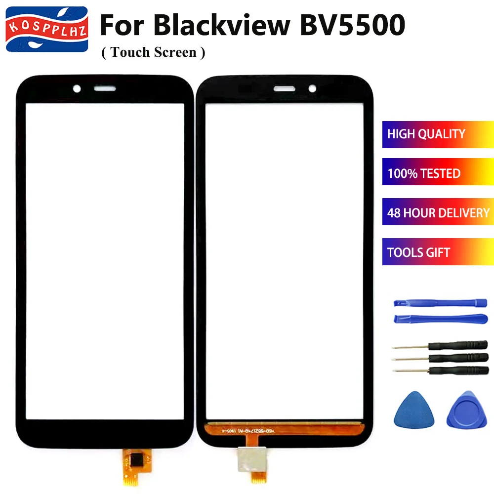 Передняя стеклянная внешняя панель для Blackview BV5500 сенсорный экран стекло дигитайзер панель Blackview BV5500 сенсорный экран сенсор
