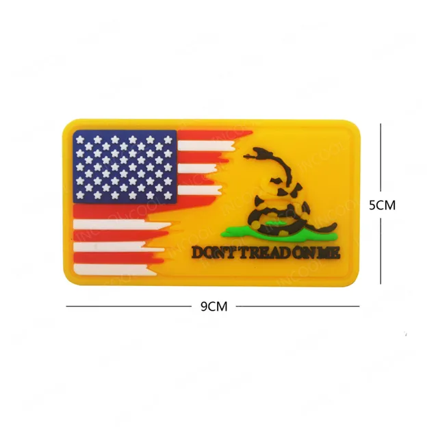 PVC US Flag Yellow