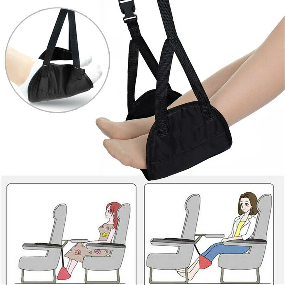 

Portable Foot Rest Travel Footrest Flight Carry-on Foot Rest Office Feet Rest Leg Hammock Travel Accessories Footrest Hammock