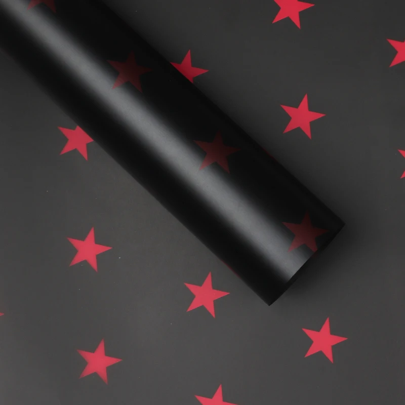 D 20pcs Fashion Caramel Film Wrapping Paper Waterproof Bouquet Wrapping Paper Flowers Packaging Materials Florist Materials - Цвет: D