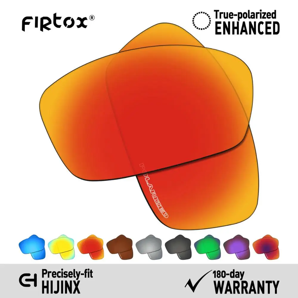 Firtox поляризационные Сменные рассеиватели для защиты от морской воды-солнцезащитные очки в стиле Оукли Hijinx(только линзы)-несколько цветов