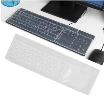 

PC Universal Waterproof and Dustproof Keyboard Cover Desktop Computer Keyboard Silicone Transparent Film Protective Film