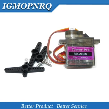 

50pcs MG90S Metal gear Digital 9g Servo For Helicopter plane boat car MG90 90S 9G