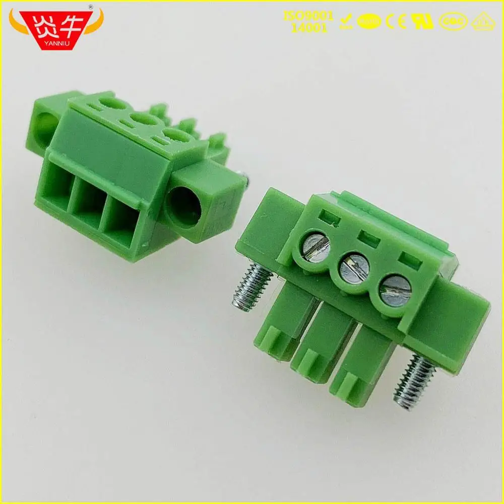 KF2EDGKM 3,81 2P~ 12P PCB вставные клеммные блоки 15EDGKM 3,81 мм 2PIN~ 12PIN MC 1,5/2-STF-3, 81 1827703 PHOENIX контакт DEGSON - Цвет: 2EDGKM-3.81-3P
