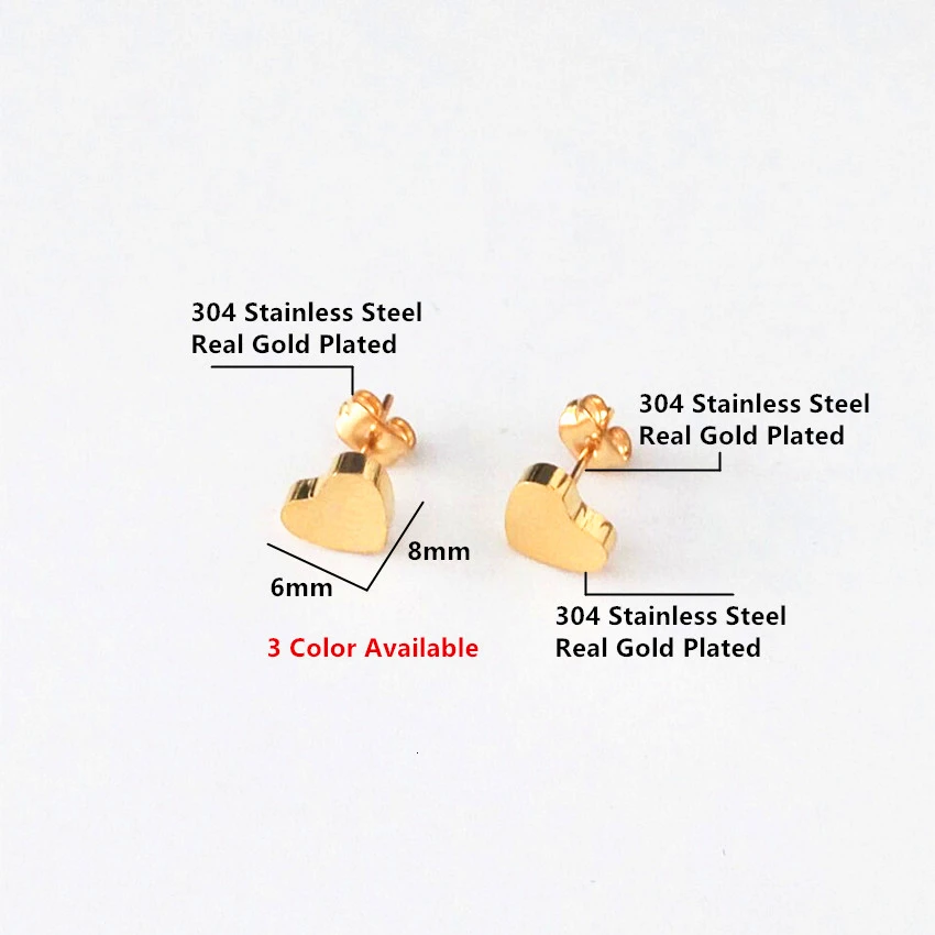 V-Attract-10-pair-Mini-Heart-Stud-Earrings-Women-2018-Fashion-Jewerlry-Stainless-Steel-Statement-Pendientes