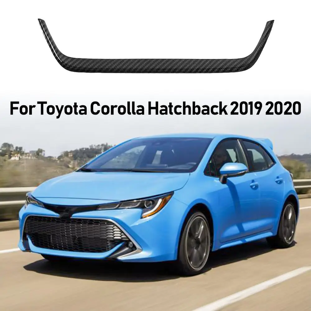 

Auto Center Air Outlet Cover ABS Carbon Fiber Navigation Strip Cover Trim FOR -Toyota Corolla Hatchback Car Interior Accessories