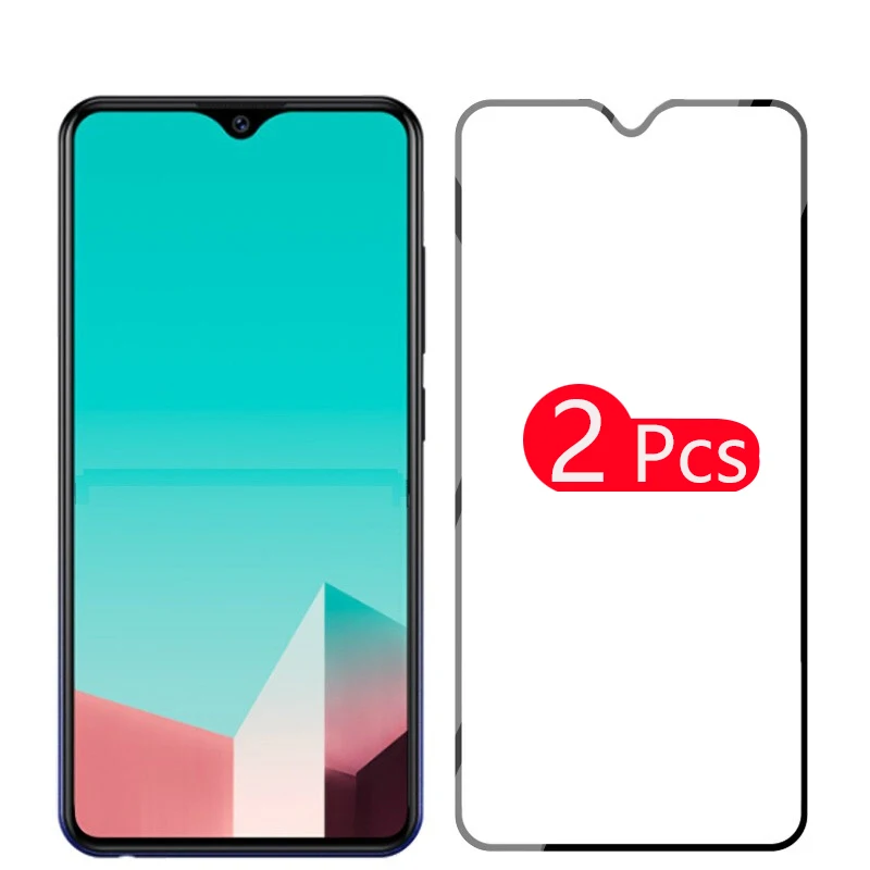 

2Piece For Samsung A50 Glass Tempered Glass for Samsung Galaxy A70 A50 A40 A30 50a Protective Glass on A 30 40 50 70 Cover Film